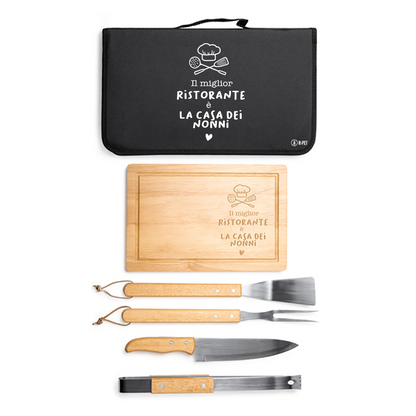 Il miglior ristorante è casa dei nonni - Set Barbecue