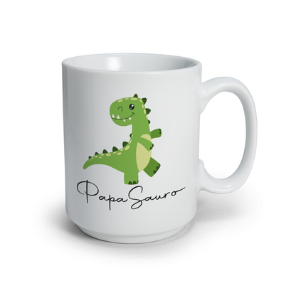 Papà Dino - Tazza mug - personalizzata con nome