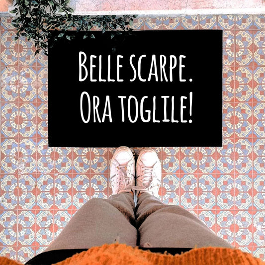 Belle le scarpe ora toglile! - Tappeto