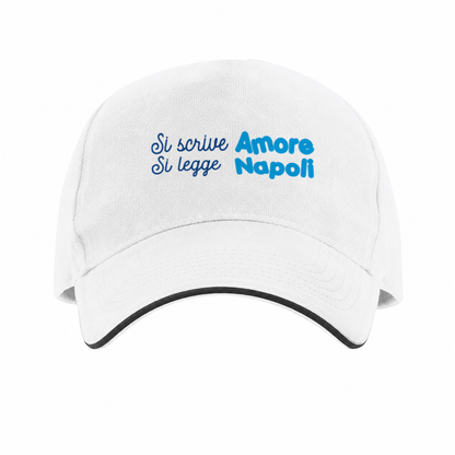 Si scrive Amore, si legge Napoli - Cappello con visiera