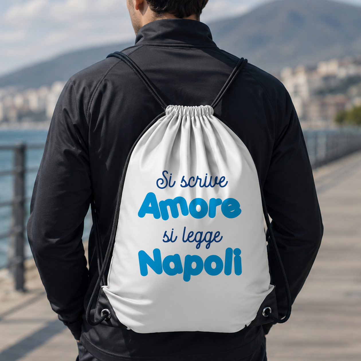 Si scrive Amore si legge Napoli - Sacchetto - Idea Regalo
