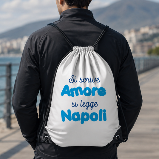 Si scrive Amore si legge Napoli - Sacchetto - Idea Regalo