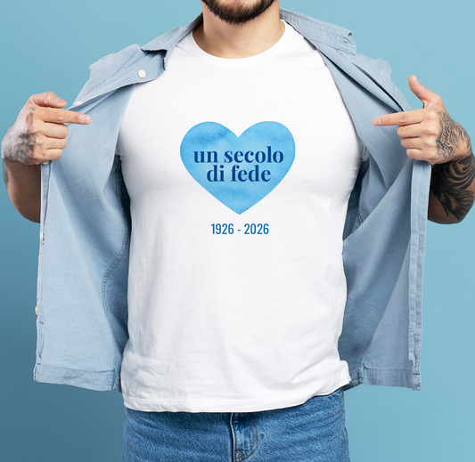 Un secolo di fede - T-shirt Bianco - Maglia 2026