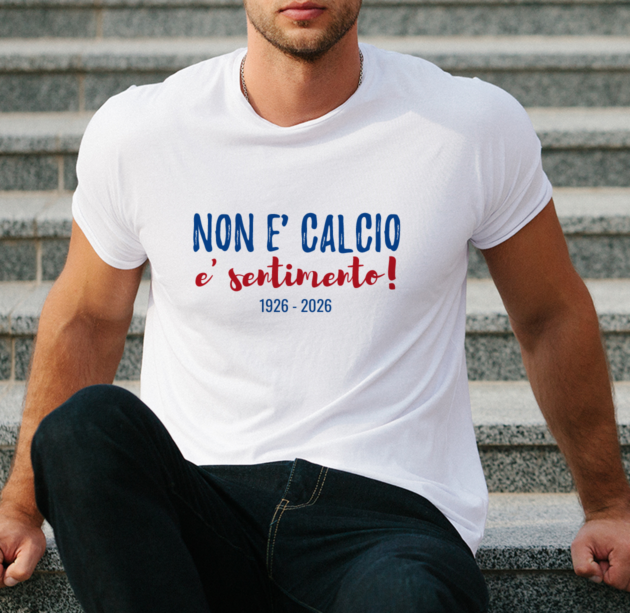 Non è calcio è sentimento - T-shirt Bianco