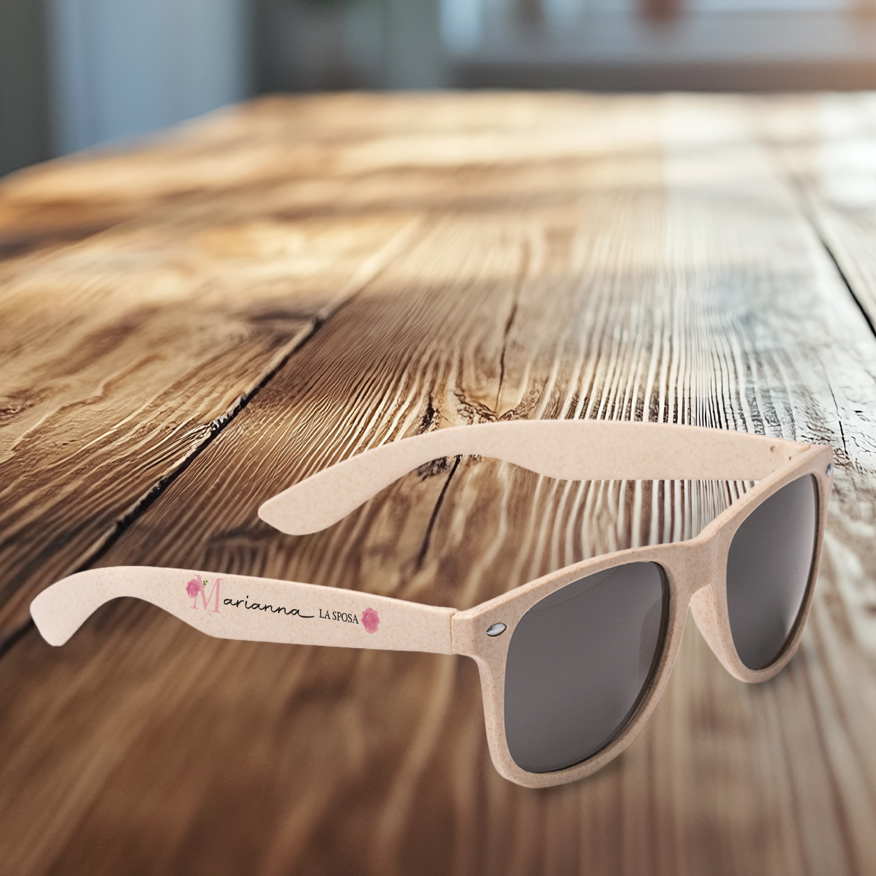 Sposa e amiche - Set da 5 occhiali da sole - personalizzati con nome