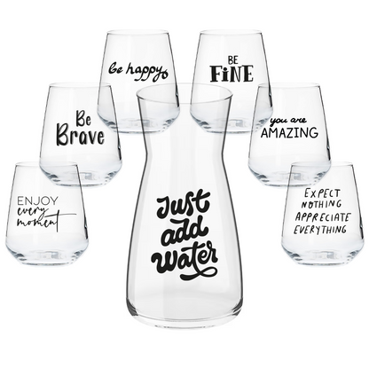 Just add water  - Set Caraffa e 6 Bicchier