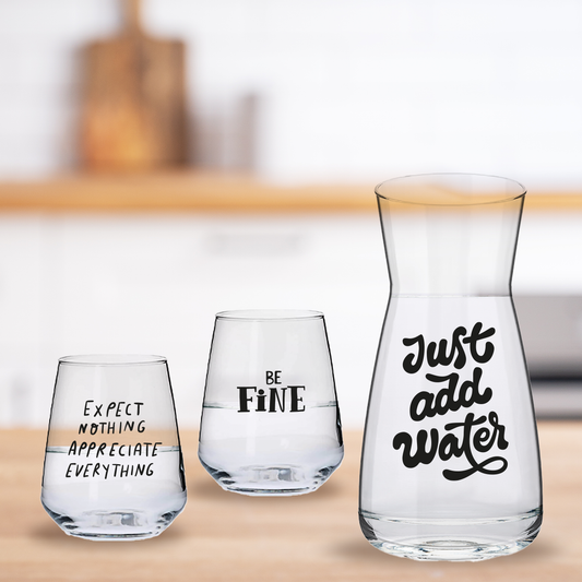 Just add water  - Set Caraffa e 6 Bicchier