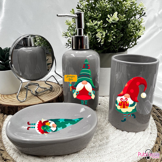 Elfi - Accessori Bagno in Ceramica Set 3 Pezzi