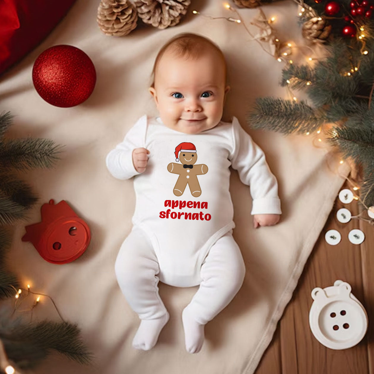 Appena sfornato - Tutina neonato - body