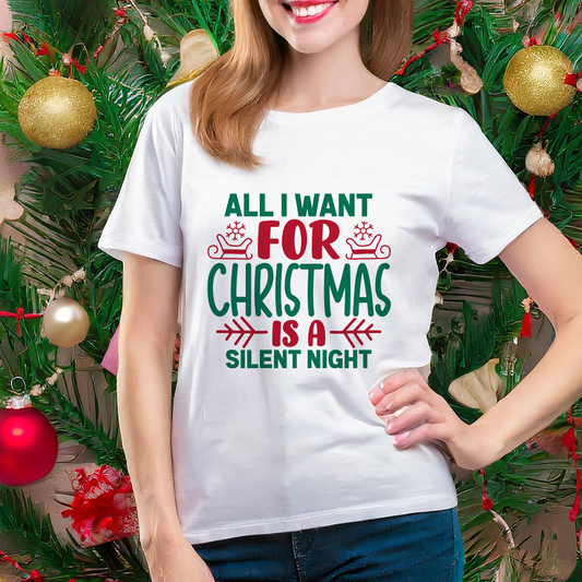 Silent night - T-shirt