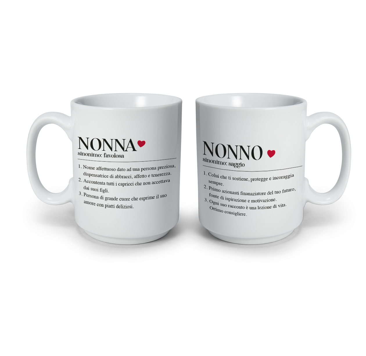 Nonna favolosa, Nonno saggio - Coppia tazze Mug