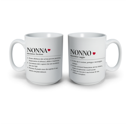 Nonna favolosa, Nonno saggio - Coppia tazze Mug