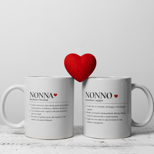 Nonna favolosa, Nonno saggio - Coppia tazze Mug