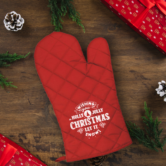 Holly Jolly - Guanto da cucina