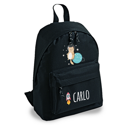 Astro cat - zaino scuola - personalizzato con nome