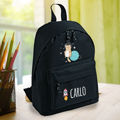 Astro cat - zaino scuola - personalizzato con nome