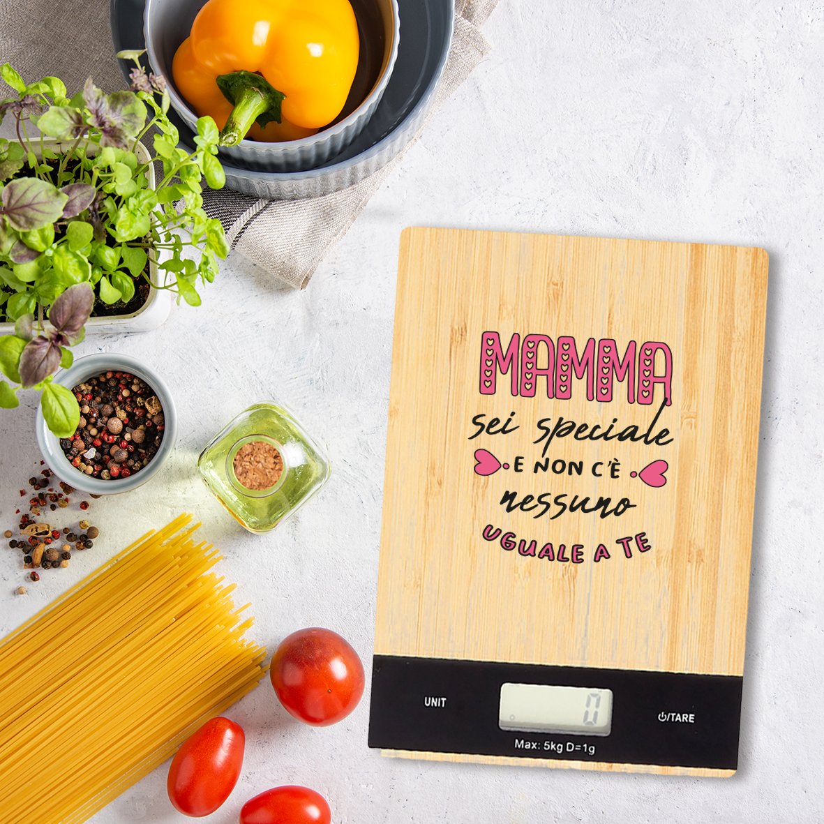 Mamma sei speciale - Bilancia Da Cucina Digitale