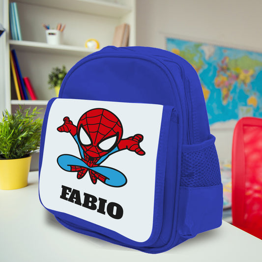 Spider - zaino - personalizzato con nome