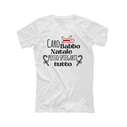 Caro Babbo Natale posso spiegarti tutto - T-shirt