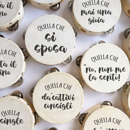 Quella che - Set da 10 Tamburelli - personalizzati