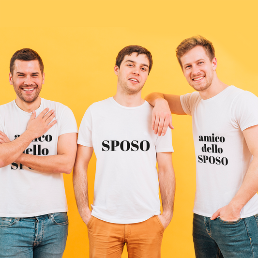 Sposo e amico dello sposo - T-shirt - idea regalo addio al celibato