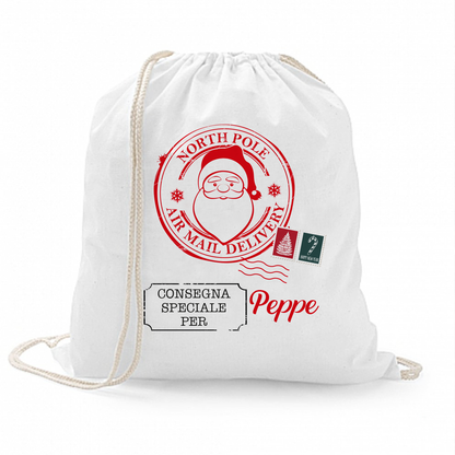 Air Mail Delivery - Sacchetto personalizzato con nome
