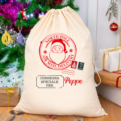 Air Mail Delivery - Sacchetto personalizzato con nome