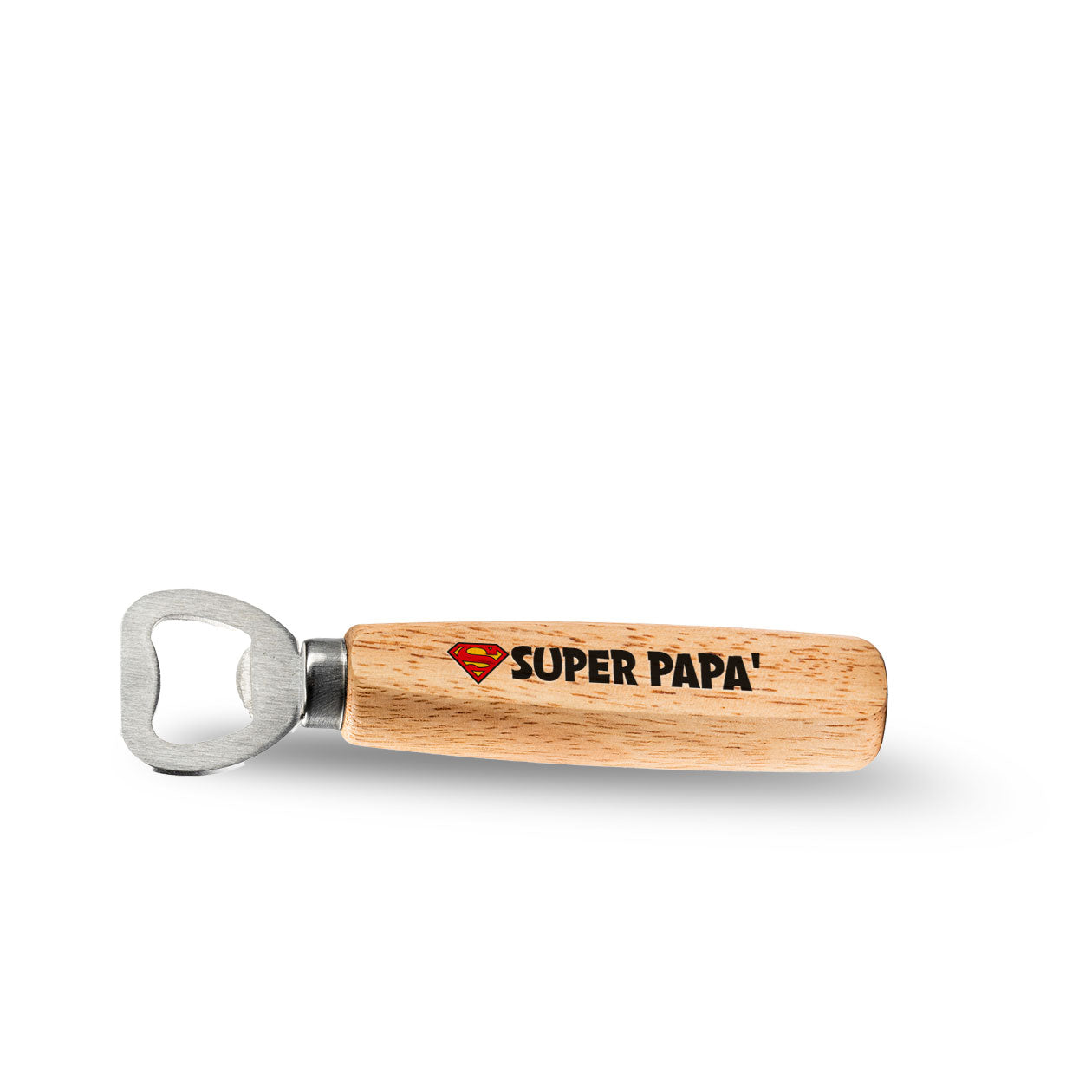 Super papà - Apribottiglie in legno