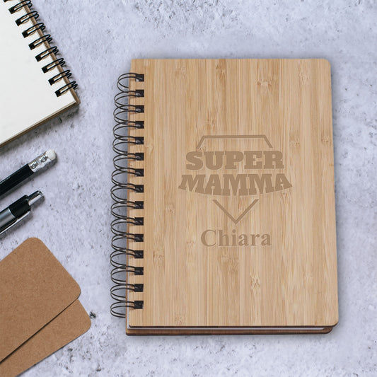 Super mamma - Ricettario personalizzato con nome