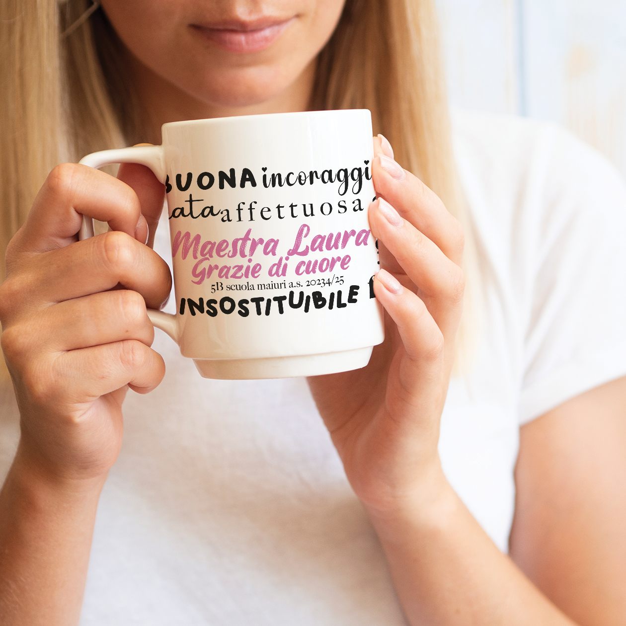 Maestra insostituibile - Tazza Mug - personalizzata