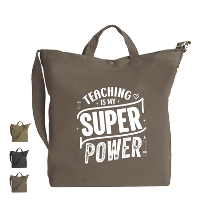 Teaching is my super power - Borsa da Donna in Tela