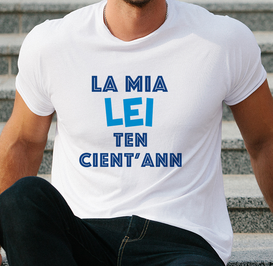 La mia lei ten cient'ann - T-shirt Bianca - Maglia 2026