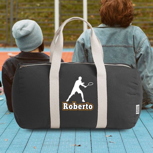 Tennis man - Borsa da palestra - personalizzata con nome