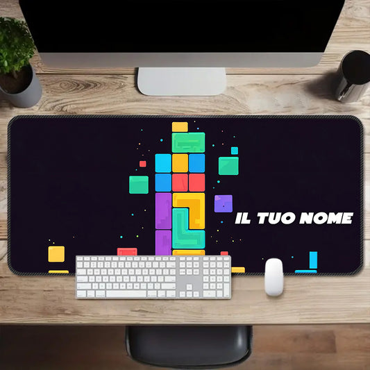 Tetris - Tappetino per mouse da gaming - personalizzato con nome