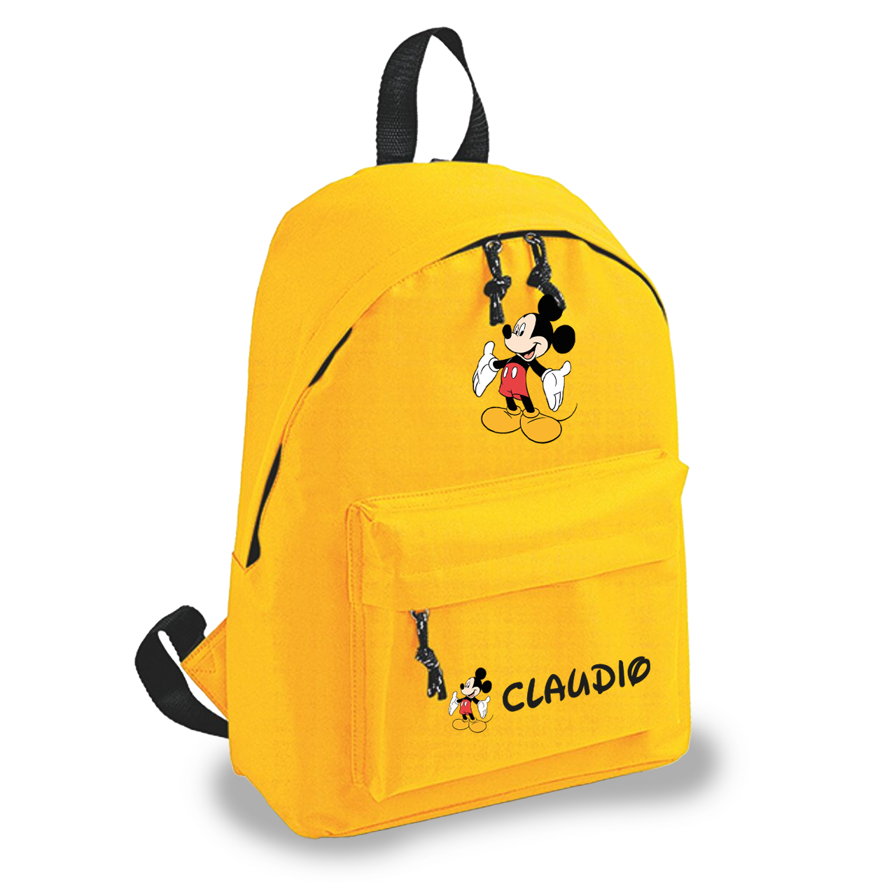 Mouse - zaino scuola - personalizzato con nome