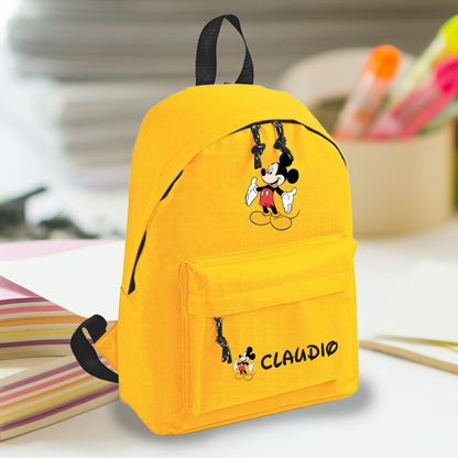 Mouse - zaino scuola - personalizzato con nome