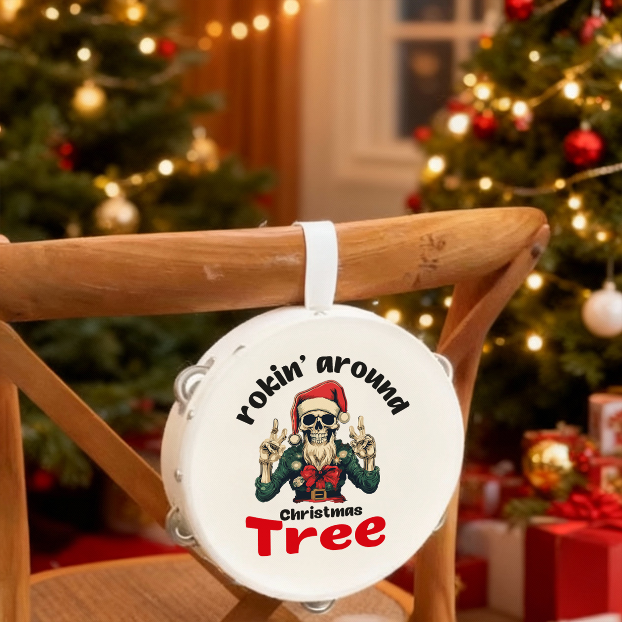 Rock Christmas - Set da 10 Tamburelli