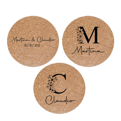 Name - Set da 3 pezzi Sottopentola in sughero naturale 19cm