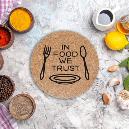 Cooking time - Set da 3 pezzi Sottopentola in sughero naturale 19cm