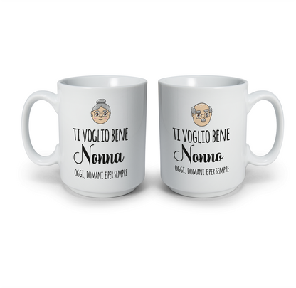 Nonni vi voglio bene - Coppia tazze Mug