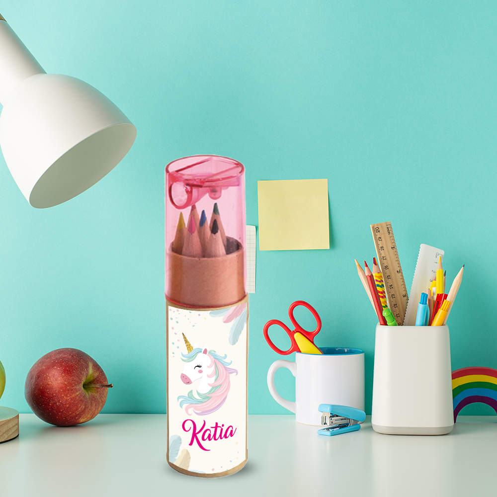 Unicorn - Set Pastelli 4 Pz - personalizzati con nomi