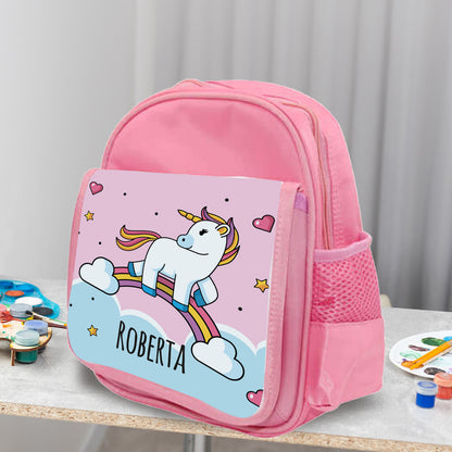 Unicorn Sky - zaino - personalizzato con nome