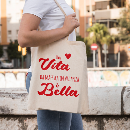 Vacanze maestra - Borsa Mare - idea regalo maestra
