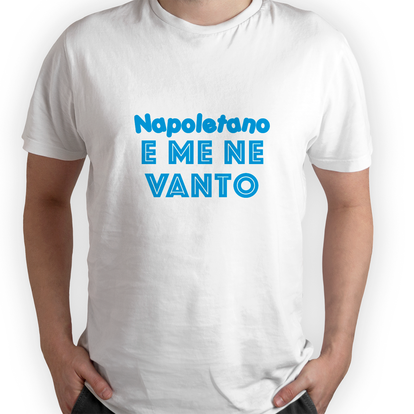 Napoletano e me ne vanto - T-shirt Bianca