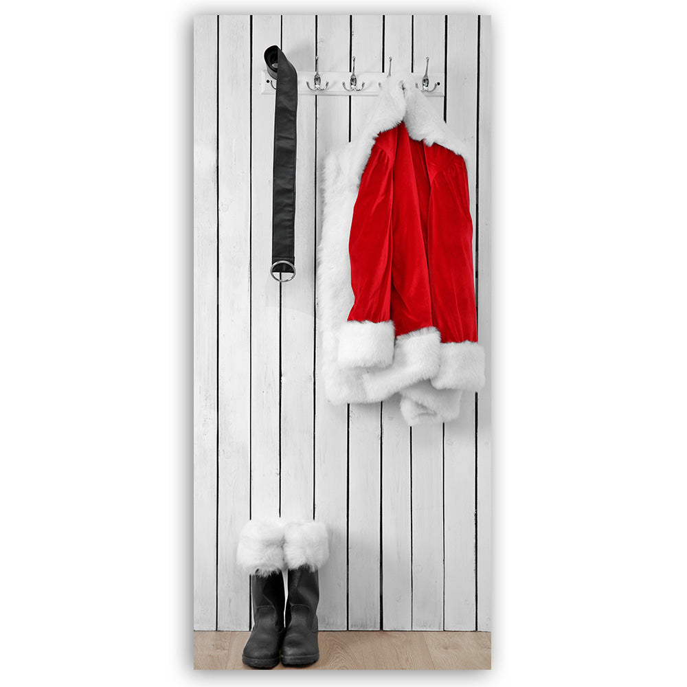 Kit santa - Copertura Porta Natale - Sfondo Porta d'ingresso