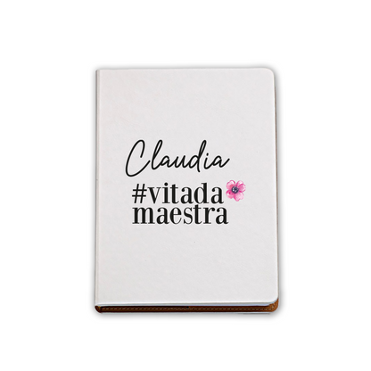 #vitadamaestra - Block Notes personalizzata