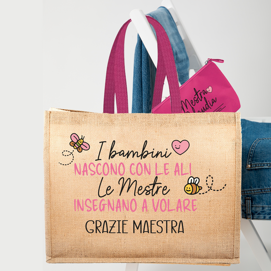 Le Maestre insegnano a volare - Borsa mare & Pochette - Combo