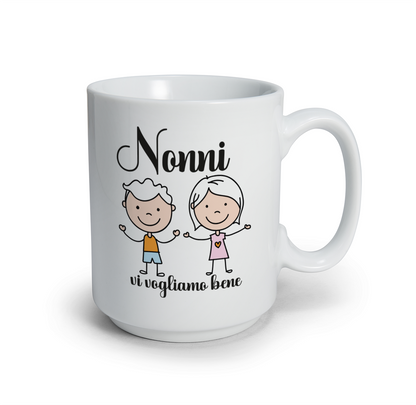Nonni vi vogliamo bene - Tazza mug