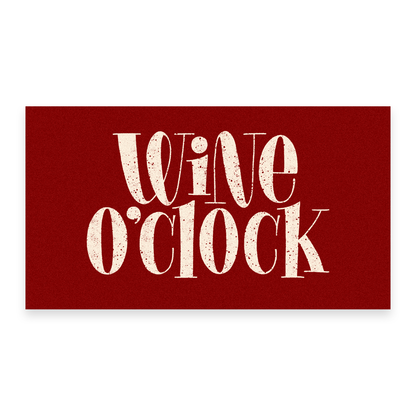 Wine o'clock - Tappeto per interni