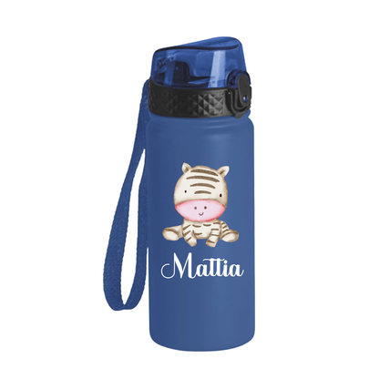 Giraffa baby - Borraccia termica da 550 ml - personalizzata con nome
